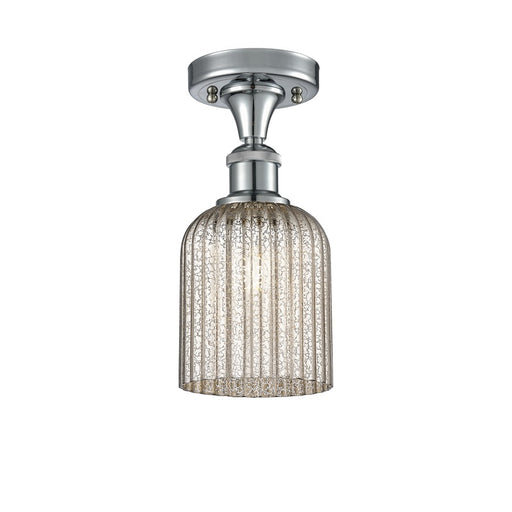 Innovations Ballston Bridal Veil 1Lt 5" Semi-Flush, CH/MC - 516-1C-PC-G559-5ME