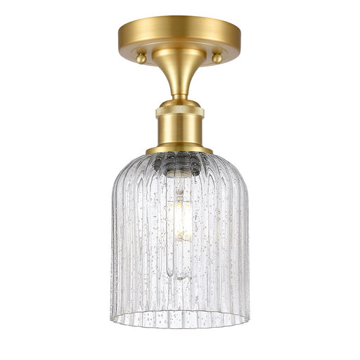 Innovations Ballston Bridal Veil 1Lt 5" Semi-Flush, GD/SD - 516-1C-SG-G559-5SDY