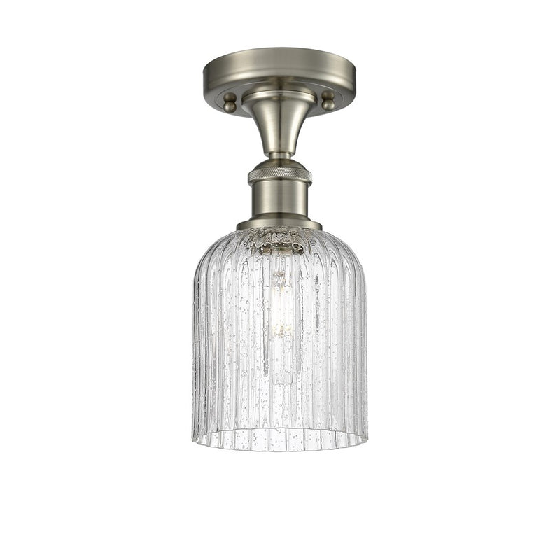 Innovations Ballston Bridal Veil 1Lt 5" Semi-Flush, SN/SD - 516-1C-SN-G559-5SDY