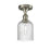 Innovations Ballston Bridal Veil 1Lt 5" Semi-Flush, SN/SD - 516-1C-SN-G559-5SDY