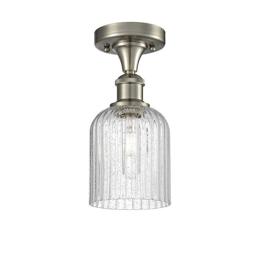 Innovations Ballston Bridal Veil 1Lt 5" Semi-Flush, SN/SD - 516-1C-SN-G559-5SDY