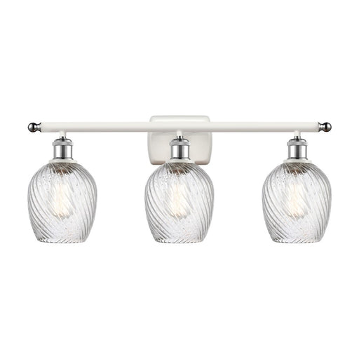 Innovations 516-1C-WPC-LED Bare Bulb 1 Light Semi-Flush, WHCH- 516-1C-WPC-LED