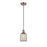 Innovations Ballston Bridal Veil 5" Cord Mini Pend, CP/MC - 516-1P-AC-G559-5ME