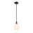 Innovations Ball Bridal Veil 5" Cord Mini Pend, BLB/GW - 516-1P-BAB-G559-5GWH