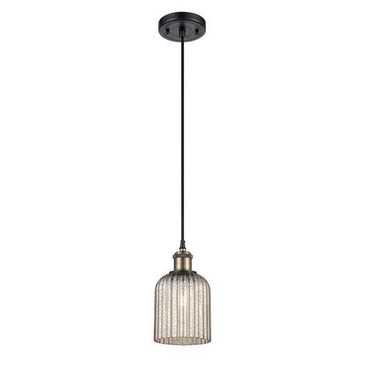 Innovations Ballston Bridal Veil 5" Cord Mini Pend, BLB/MC - 516-1P-BAB-G559-5ME