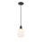 Innovations Ballston Bridal Veil 5" Cord Mini Pend, BK/GW - 516-1P-BK-G559-5GWH