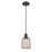 Innovations Ballston Bridal Veil 5" Cord Mini Pend, BK/MC - 516-1P-BK-G559-5ME