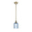 Innovations Ballston Bridal Veil 5" Stem Mini Pend, AB/BL - 516-1S-AB-G559-5BL
