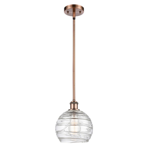 Innovations 1213-8-LED Deco Swirl 1-Lt Pendant, ACP/CLR