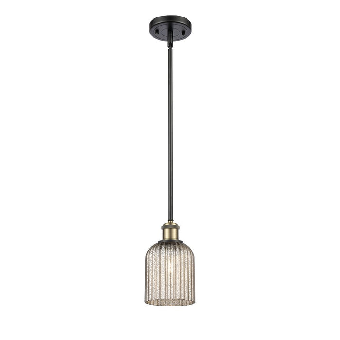 Innovations Ballston Bridal Veil 5" Stem Mini Pend, BLB/MC - 516-1S-BAB-G559-5ME