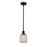 Innovations Ballston Bridal Veil 5" Stem Mini Pend, BK/MC - 516-1S-BK-G559-5ME