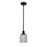 Innovations Ballston Bridal Veil 5" Stem Mini Pend, BK/SM - 516-1S-BK-G559-5SM