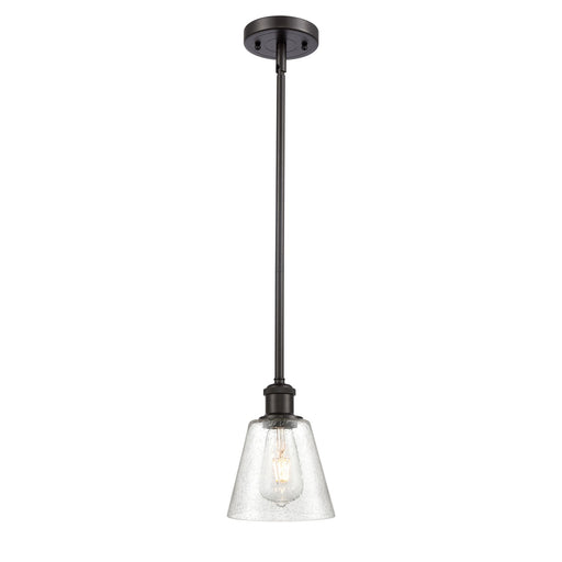 Innovations Caton 6in 1-Light Mini Pendant | Industrial Oil Rubbed Bronze and Frosted Glass | Kitchen Island & Dining Room | Model 516-1S-OB-G454
