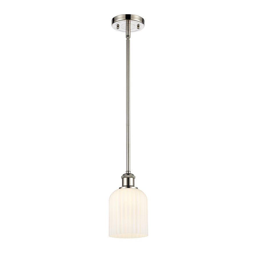 Innovations Ballston Bridal Veil 5" Stem Mini Pend, PN/GW - 516-1S-PN-G559-5GWH