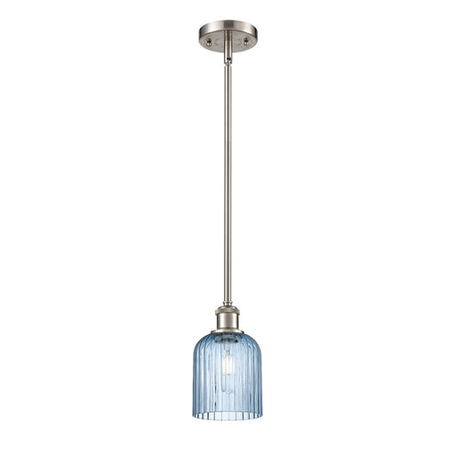 Innovations Ballston Bridal Veil 5" Stem Mini Pend, SN/BL - 516-1S-SN-G559-5BL