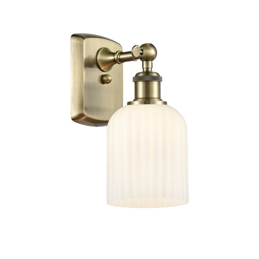 Innovations Ballston Bridal Veil 1Lt 5" Sconce, AB/GW - 516-1W-AB-G559-5GWH