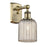 Innovations Ballston Bridal Veil 1Lt 5" Sconce, AB/MC - 516-1W-AB-G559-5ME