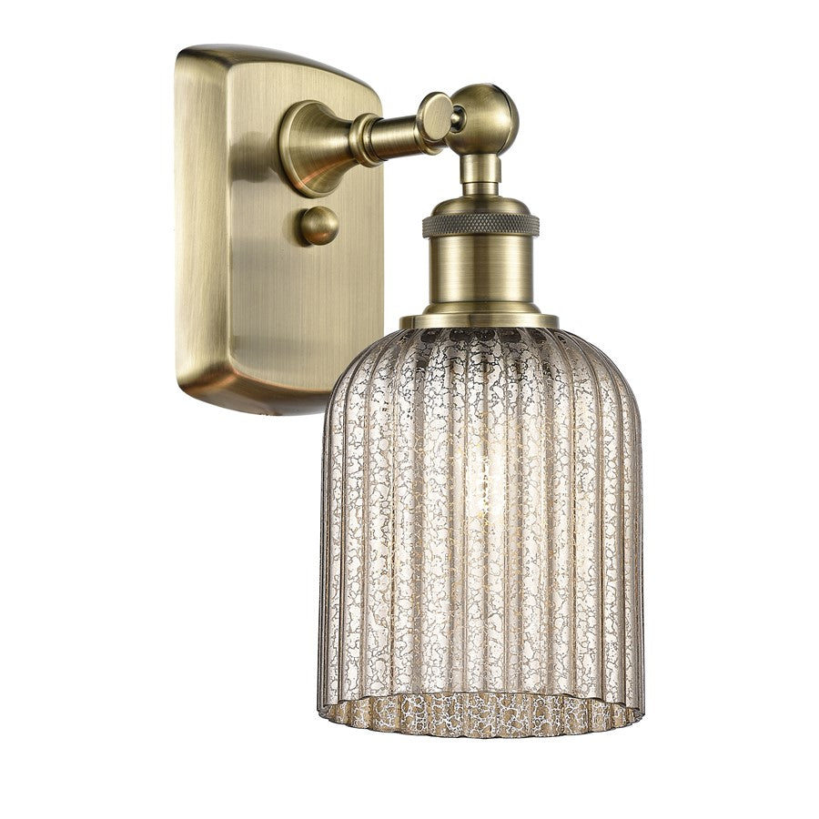 Innovations Ballston Bridal Veil 1Lt 5" Sconce, AB/MC - 516-1W-AB-G559-5ME