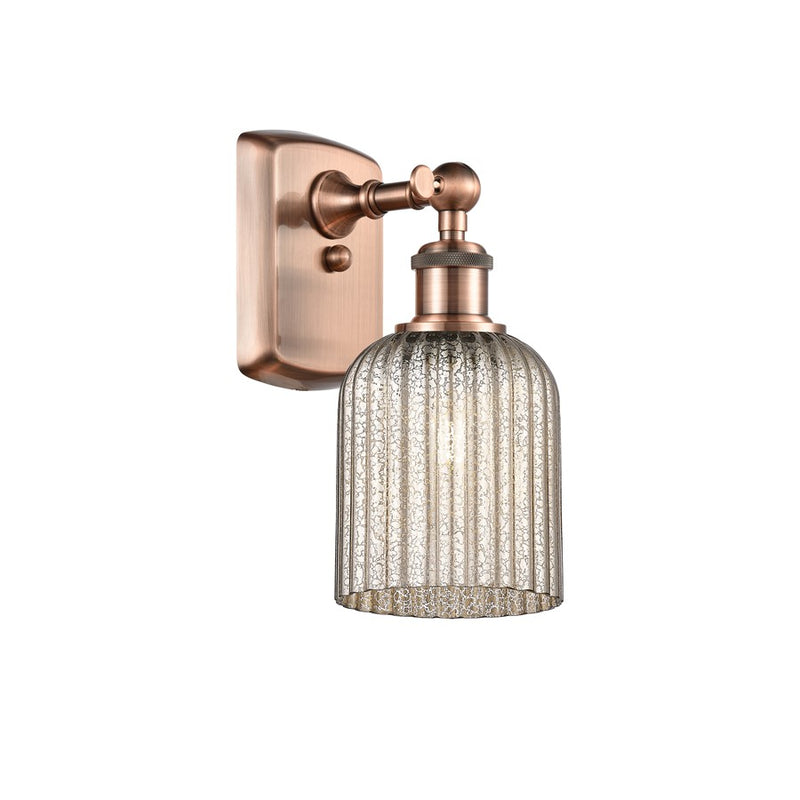 Innovations Ballston Bridal Veil 1Lt 5" Sconce, CP/MC - 516-1W-AC-G559-5ME
