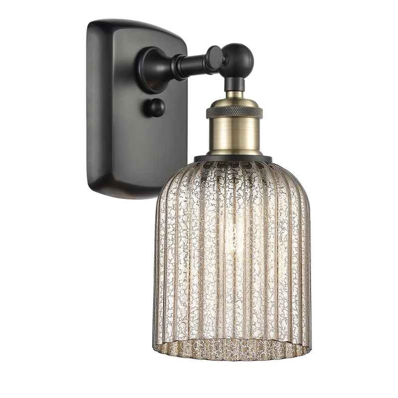 Innovations Ballston Bridal Veil 1Lt 5" Sconce, BLB/MC - 516-1W-BAB-G559-5ME
