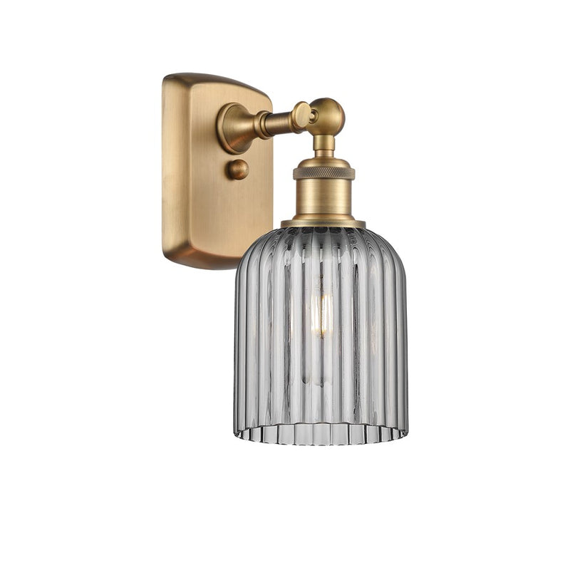 Innovations Ballston Bridal Veil 1Lt 5" Sconce, BB/SM - 516-1W-BB-G559-5SM