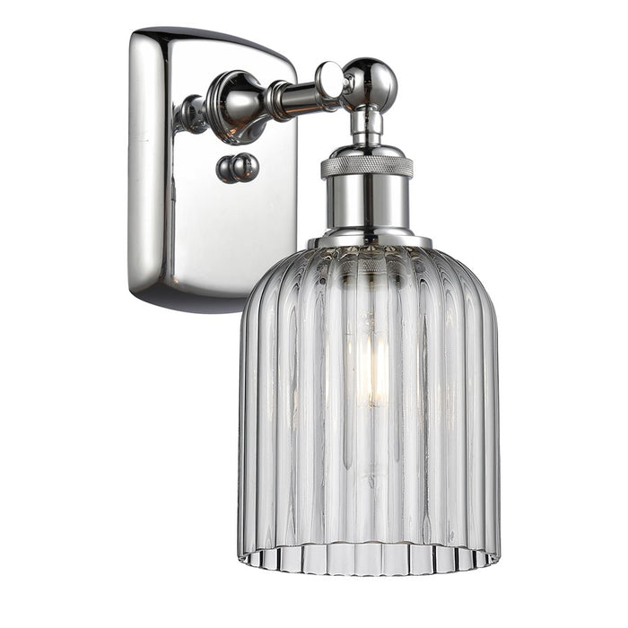Innovations Ballston Bridal Veil 1Lt 5" Sconce, CH/SM - 516-1W-PC-G559-5SM