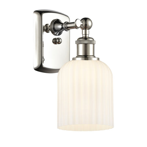 Innovations Ballston Bridal Veil 1Lt 5" Sconce, PN/GW - 516-1W-PN-G559-5GWH