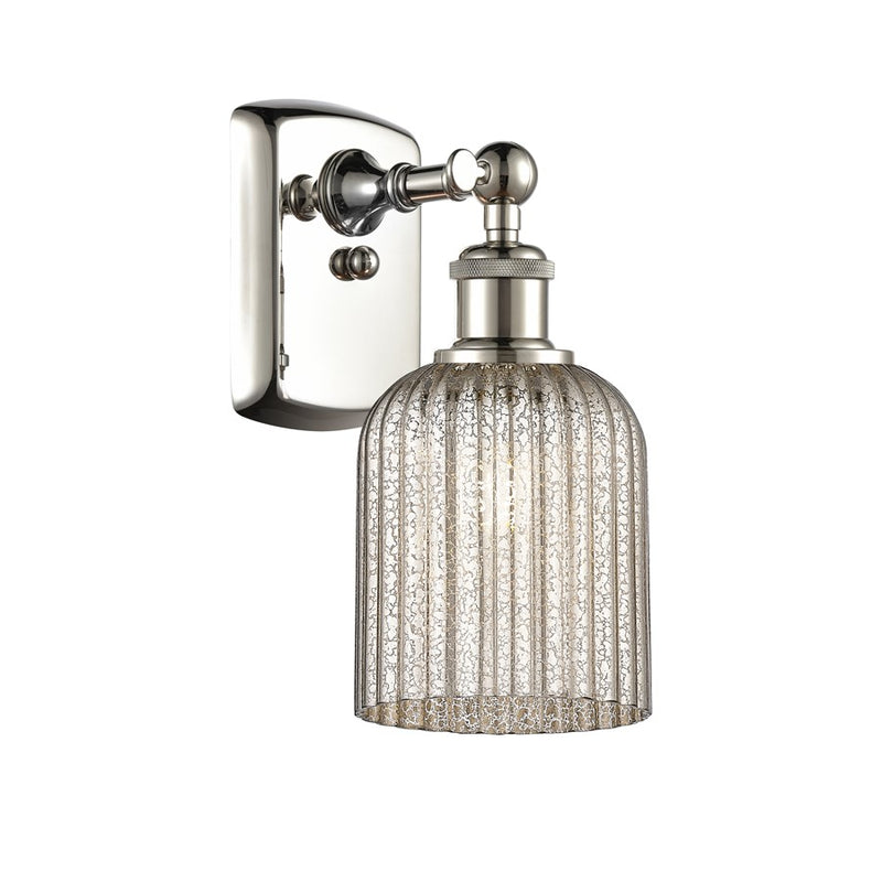 Innovations Ballston Bridal Veil 1Lt 5" Sconce, PN/MC - 516-1W-PN-G559-5ME