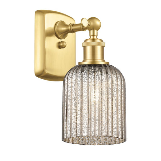 Innovations Ballston Bridal Veil 1Lt 5" Sconce, GD/MC - 516-1W-SG-G559-5ME