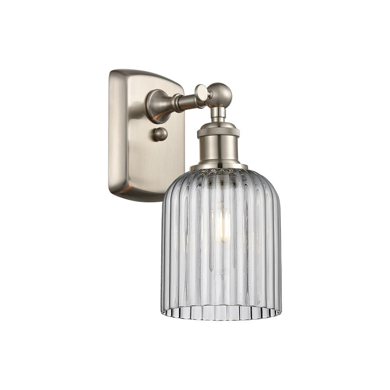 Innovations Ballston Bridal Veil 1Lt 5" Sconce, SN/SM - 516-1W-SN-G559-5SM
