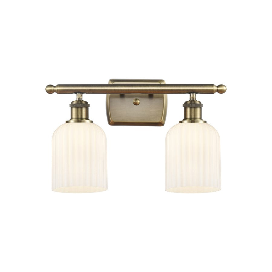 Innovations Ballston Bridal Veil 2Lt 15" Bath, AB/GW - 516-2W-AB-G559-5GWH