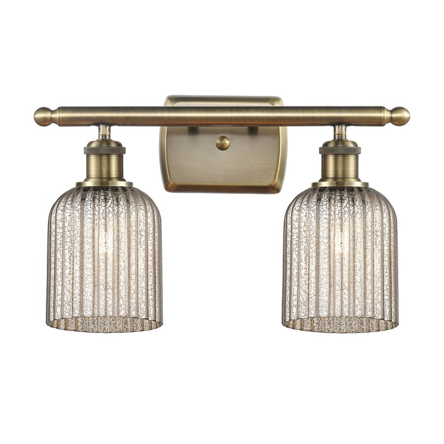 Innovations Ballston Bridal Veil 2Lt 15" Bath, AB/MC - 516-2W-AB-G559-5ME