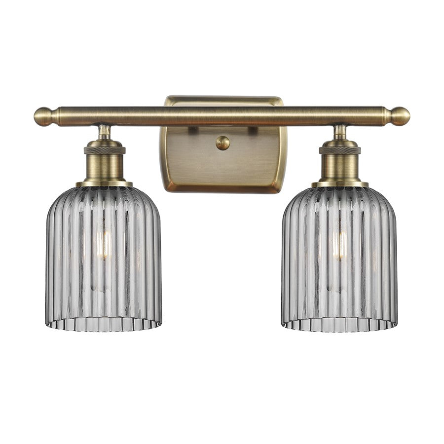 Innovations Ballston Bridal Veil 2Lt 15" Bath, AB/SM - 516-2W-AB-G559-5SM