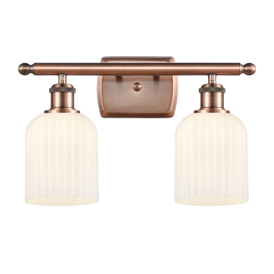 Innovations Ballston Bridal Veil 2Lt 15" Bath, CP/GW - 516-2W-AC-G559-5GWH