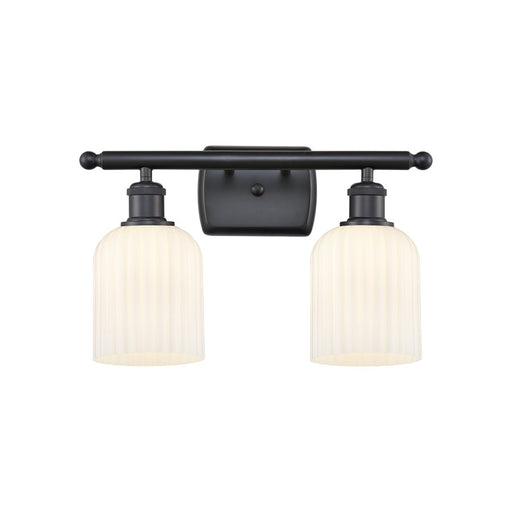 Innovations Ballston Bridal Veil 2Lt 15" Bath, BK/GW - 516-2W-BK-G559-5GWH