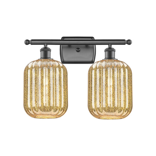 Innovations Preston Cylinder 16.75in 2-Light Bath Vanity Light | Industrial Oil Rubbed Bronze and Mercury Glass | Bathroom | Model 516-2W-OB-G460-7ME