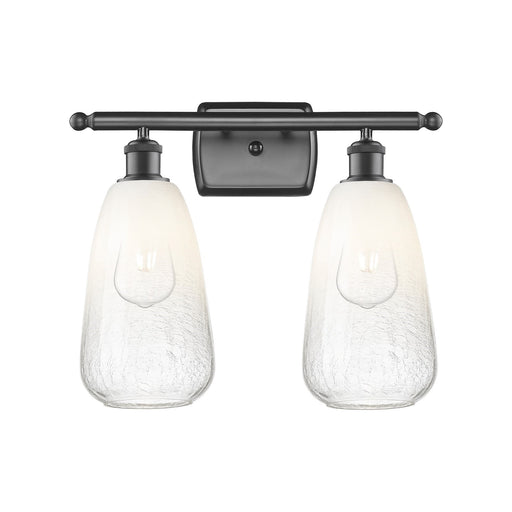 Innovations Brookhaven Almond 16in 2-Light Bath Vanity | Industrial Oil Rubbed Bronze and Opal Glass | Bathroom & Powder | Model 516-2W-OB-G480-6OP