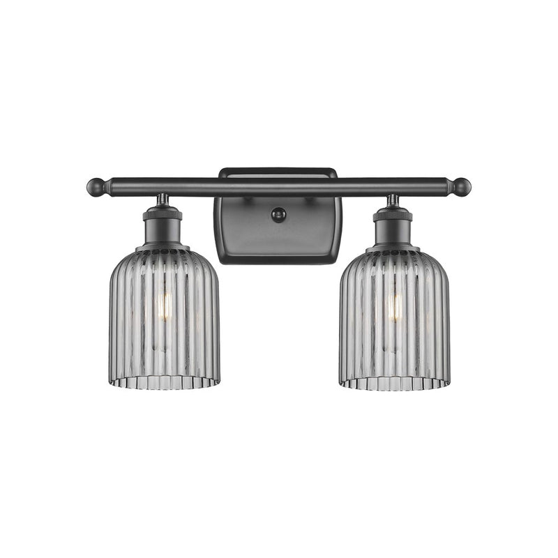 Innovations Ballston Bridal Veil 2Lt 15" Bath, Bronze/Smoke - 516-2W-OB-G559-5SM