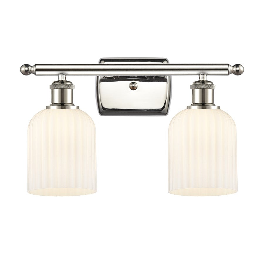 Innovations Ballston Bridal Veil 2Lt 15" Bath, PN/GW - 516-2W-PN-G559-5GWH