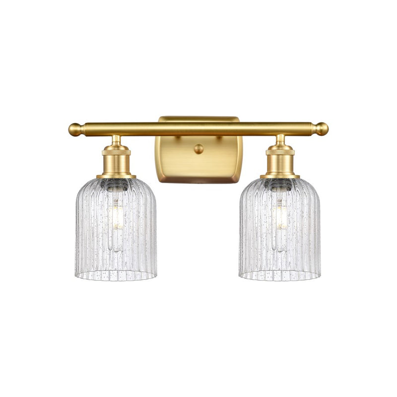 Innovations Ballston Bridal Veil 2Lt 15" Bath, Gold/Seedy - 516-2W-SG-G559-5SDY