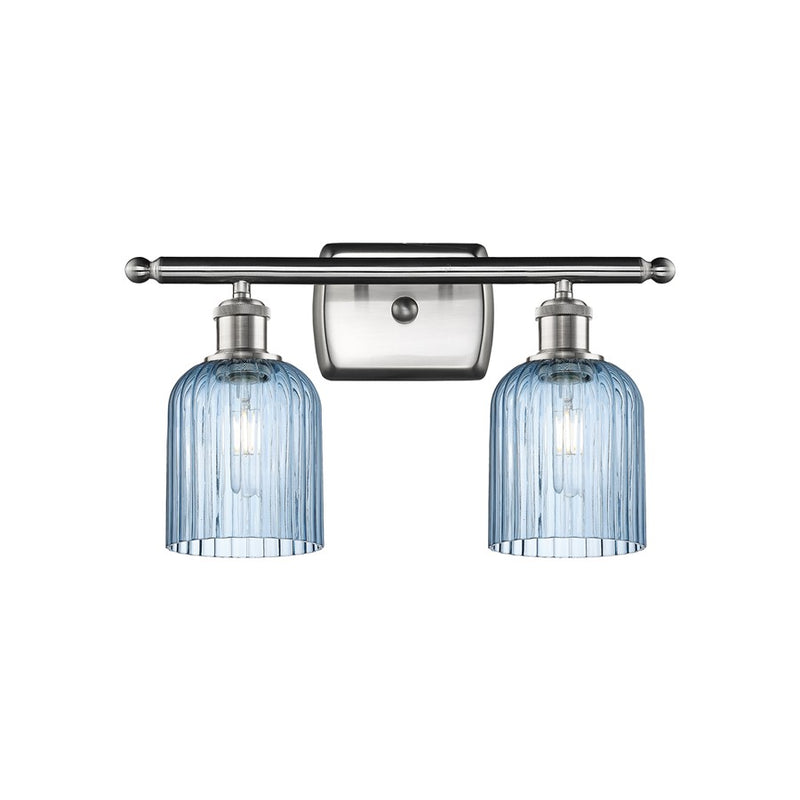 Innovations Ballston Bridal Veil 2Lt 15" Bath, SN/BL - 516-2W-SN-G559-5BL