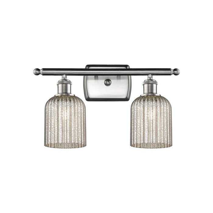 Innovations Ballston Bridal Veil 2Lt 15" Bath, SN/MC - 516-2W-SN-G559-5ME