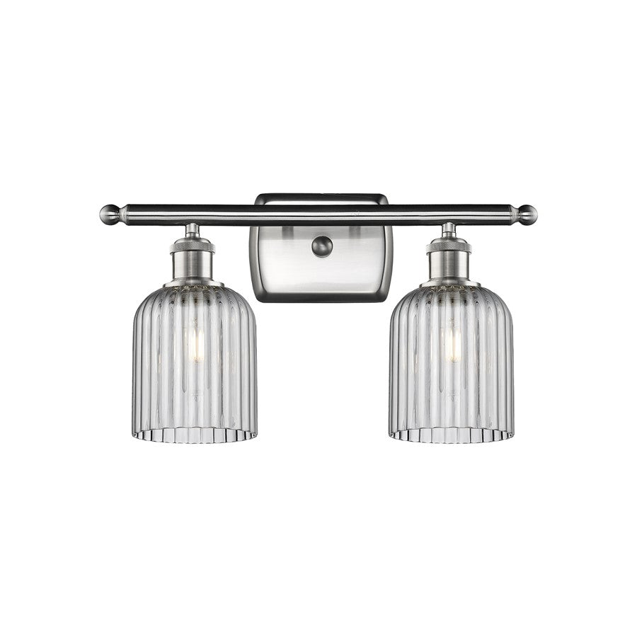 Innovations Ballston Bridal Veil 2Lt 15" Bath, SN/SM - 516-2W-SN-G559-5SM