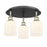 Innovations Ballston Bridal Veil 3Lt 17" Flush, BLB/GW - 516-3C-BAB-G559-5GWH