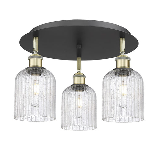 Innovations Ballston Bridal Veil 3Lt 17" Flush, BLB/SD - 516-3C-BAB-G559-5SDY