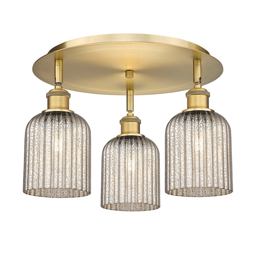 Innovations Ballston Bridal Veil 3Lt 17" Flush, BB/MC - 516-3C-BB-G559-5ME