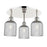 Innovations Ballston Bridal Veil 3Lt 17" Flush, PN/SM - 516-3C-PN-G559-5SM