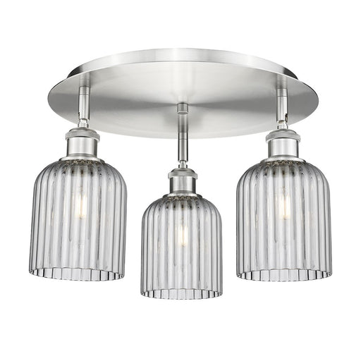 Innovations Ballston Bridal Veil 3Lt 17" Flush, SN/SM - 516-3C-SN-G559-5SM