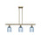 Innovations Ballston Bridal Veil 3Lt 36" Stem Island, AB/BL - 516-3I-AB-G559-5BL