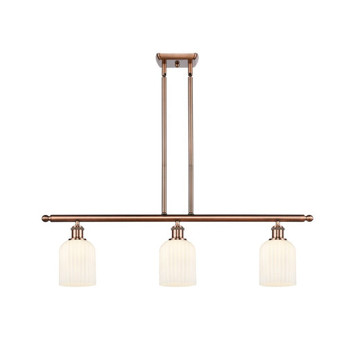 Innovations Ball Bridal Veil 3Lt 36" Stem Island, CP/GW - 516-3I-AC-G559-5GWH